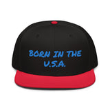 Snapback Hat "1052-0041 Born In The U.S.A. (Blue Logo)" - JCBTGlobal