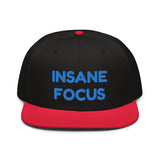 Snapback Hat "1052-0091 Insane Focus (Blue Logo)" - JCBTGlobal