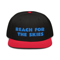 Snapback Hat "1052-0131 Reach For The Skies (Blue Logo)" - JCBTGlobal