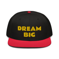 Snapback Hat "2052-0011 Dream Big (Yellow Logo)" - JCBTGlobal