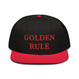 Snapback Hat "2052-0021 Golden Rule (Red Logo)" - JCBTGlobal