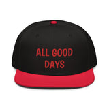 Snapback Hat "2052-0031 All Good Days (Red Logo)" - JCBTGlobal