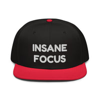 Snapback Hat "2052-0091 Insane Focus (White Logo)" - JCBTGlobal