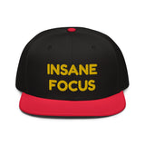 Snapback Hat "2052-0091 Insane Focus (Yellow Logo)" - JCBTGlobal