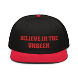 Snapback Hat "2052-0101 Believe In The Unseen (Red Logo)" - JCBTGlobal