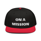 Snapback Hat "2052-0121 On A Mission (White Logo)" - JCBTGlobal