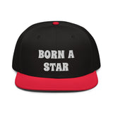 Snapback Hat "2052-0151 Born A Star (White Logo)" - JCBTGlobal