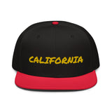 Snapback Hat "1053-0011 California (Yellow Logo)" - JCBTGlobal