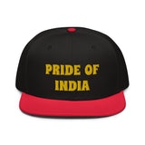 Snapback Hat "1054-0021 India (Yellow Logo)" - JCBTGlobal