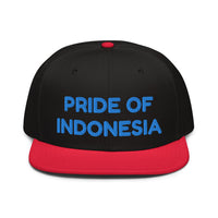 Snapback Hat "1054-0041 Indonesia (Blue Logo)" - JCBTGlobal