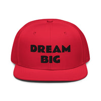 Snapback Hat "1052-0011 Dream Big (Black Logo)" - JCBTGlobal