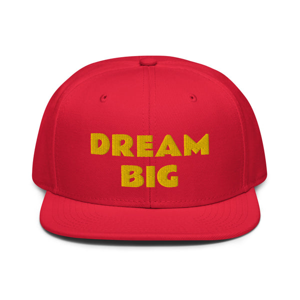 Snapback Hat "1052-0011 Dream Big (Yellow Logo)" - JCBTGlobal