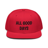 Snapback Hat "1052-0031 All Good Days (Black Logo)" - JCBTGlobal