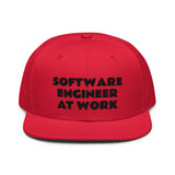 Snapback Hat "1052-0081 Software Engineer At Work (Black Logo)" - JCBTGlobal