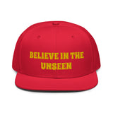 Snapback Hat "1052-0101 Believe In The Unseen (Yellow Logo)" - JCBTGlobal