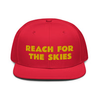 Snapback Hat "1052-0131 Reach For The Skies (Yellow Logo)" - JCBTGlobal