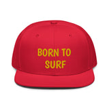 Snapback Hat "1051-0061 Born To Surf (Yellow Logo)" - JCBTGlobal