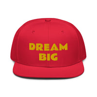 Snapback Hat "2052-0011 Dream Big (Yellow Logo)" - JCBTGlobal