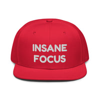 Snapback Hat "2052-0091 Insane Focus (White Logo)" - JCBTGlobal