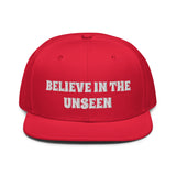 Snapback Hat "2052-0101 Believe In The Unseen (White Logo)" - JCBTGlobal