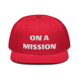 Snapback Hat "2052-0121 On A Mission (White Logo)" - JCBTGlobal