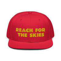 Snapback Hat "2052-0131 Reach For The Skies (Yellow Logo)" - JCBTGlobal