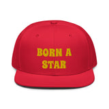 Snapback Hat "2052-0151 Born A Star (Yellow Logo)" - JCBTGlobal