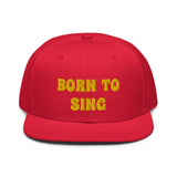 Snapback Hat "2052-0161 Born To Sing (Yellow Logo)" - JCBTGlobal