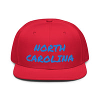 Snapback Hat "1053-0101 North Carolina (Blue Logo)" - JCBTGlobal