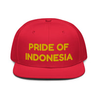 Snapback Hat "1054-0041 Indonesia (Yellow Logo)" - JCBTGlobal