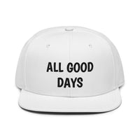 Snapback Hat "1052-0031 All Good Days (Black Logo)" - JCBTGlobal