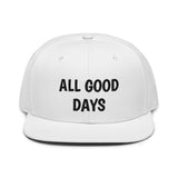 Snapback Hat "1052-0031 All Good Days (Black Logo)" - JCBTGlobal