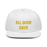 Snapback Hat "1052-0031 All Good Days (Yellow Logo)" - JCBTGlobal