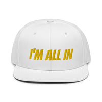 Snapback Hat "1052-0061 I'm All In (Yellow Logo)" - JCBTGlobal