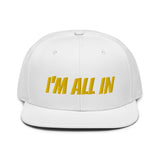 Snapback Hat "1052-0061 I'm All In (Yellow Logo)" - JCBTGlobal