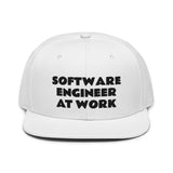 Snapback Hat "1052-0081 Software Engineer At Work (Black Logo)" - JCBTGlobal