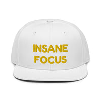 Snapback Hat "1052-0091 Insane Focus (Yellow Logo)" - JCBTGlobal