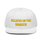 Snapback Hat "1052-0101 Believe In The Unseen (Yellow Logo)" - JCBTGlobal