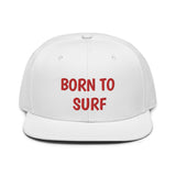 Snapback Hat "2051-0031 Born To Play Surf (Red Logo)" - JCBTGlobal