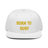 Snapback Hat "2051-0031 Born To Play Surf (Yellow Logo)" - JCBTGlobal