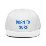 Snapback Hat "1051-0061 Born To Surf (Blue Logo)" - JCBTGlobal