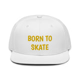 Snapback Hat "1051-0071 Born To Skate (Yellow Logo)" - JCBTGlobal