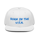 Snapback Hat "1052-0041 Born In The U.S.A. (Blue Logo)" - JCBTGlobal