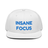 Snapback Hat "1052-0091 Insane Focus (Blue Logo)" - JCBTGlobal