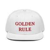 Snapback Hat "2052-0021 Golden Rule (Red Logo)" - JCBTGlobal