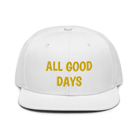 Snapback Hat "2052-0031 All Good Days (Yellow Logo)" - JCBTGlobal