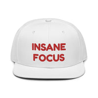 Snapback Hat "2052-0091 Insane Focus (Red Logo)" - JCBTGlobal