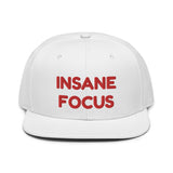 Snapback Hat "2052-0091 Insane Focus (Red Logo)" - JCBTGlobal