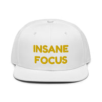 Snapback Hat "2052-0091 Insane Focus (Yellow Logo)" - JCBTGlobal