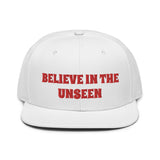 Snapback Hat "2052-0101 Believe In The Unseen (Red Logo)" - JCBTGlobal